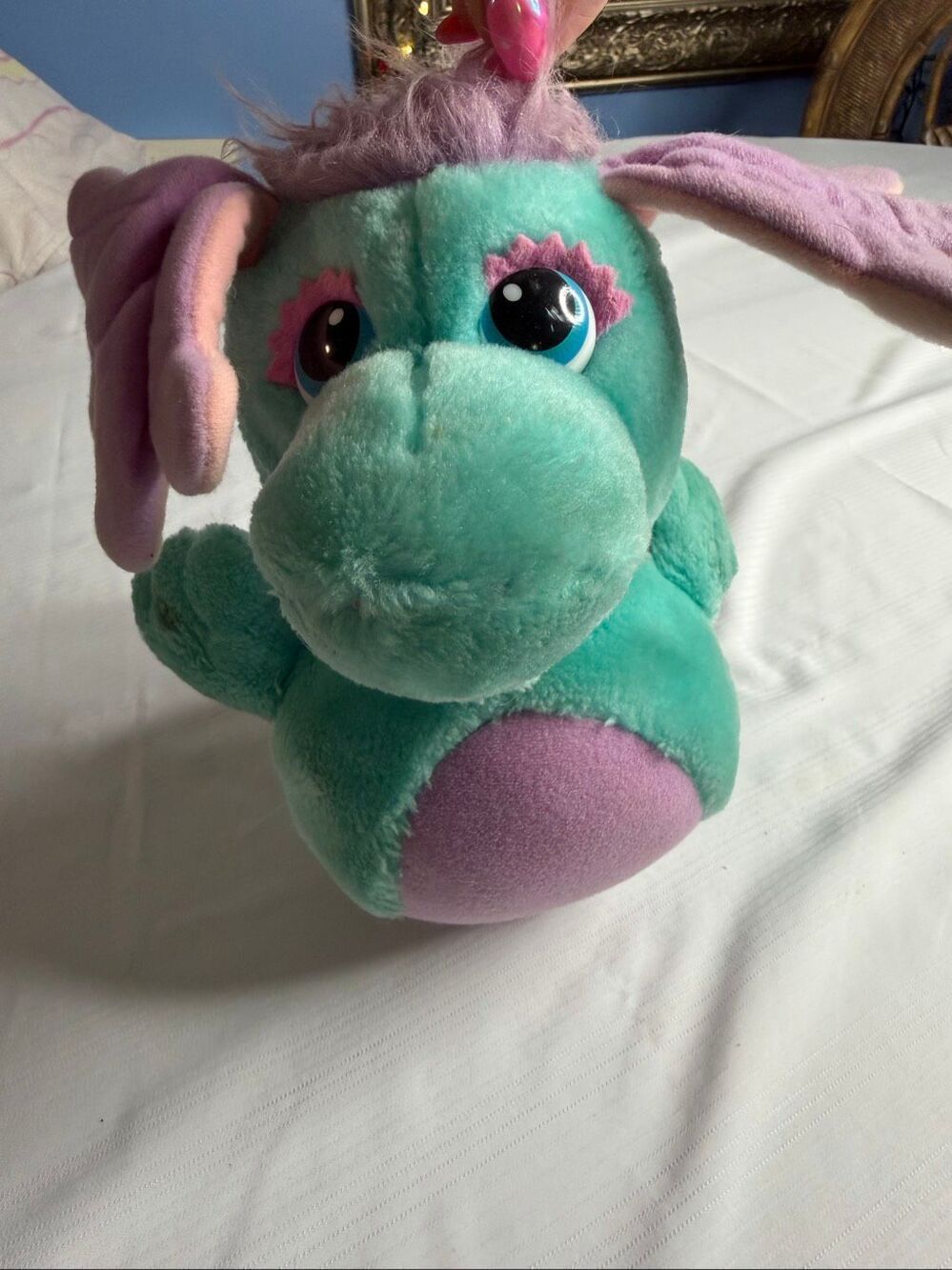 Vintage Wuzzles Hasbro Disney Moosel Plush doll 9” Seahorse/Moose Stuffed Animal